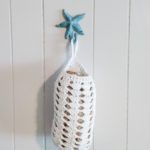 Stacked Shells Grocery Bag Sleeve - This pretty bag sleeve helps keep my pantry tidy!