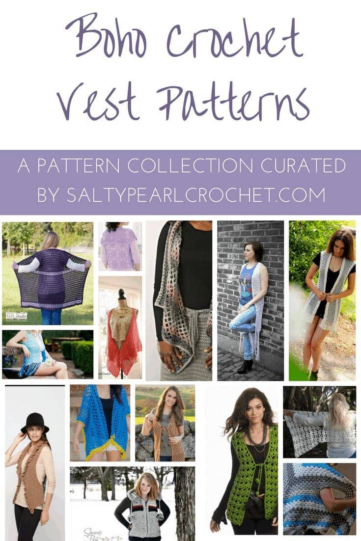 Let's Be Vesties BoHo Crochet Vest Pattern — Stitch & Hustle