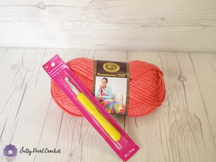 Valentine's Day Lion Brand Hometown USA Yarn and Boye Ergonomic Crochet Hook  Giveaway • Salty Pearl Crochet