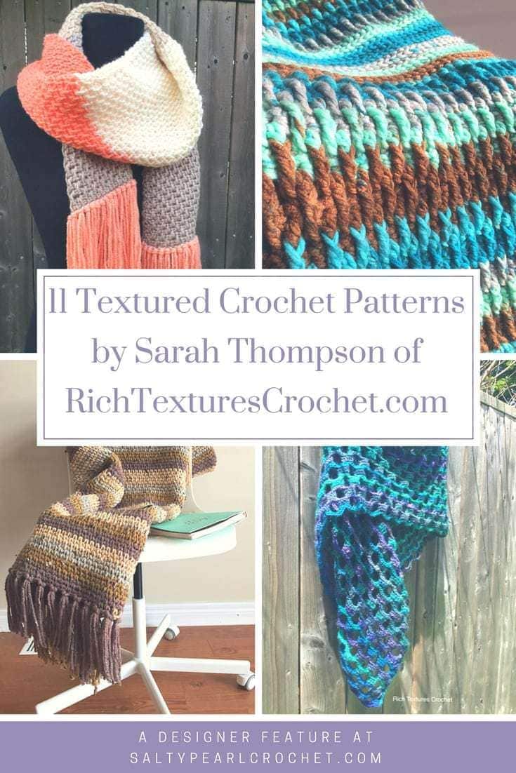 11 Textured Crochet Patterns from Sarah of RichTexturesCrochet.com ...