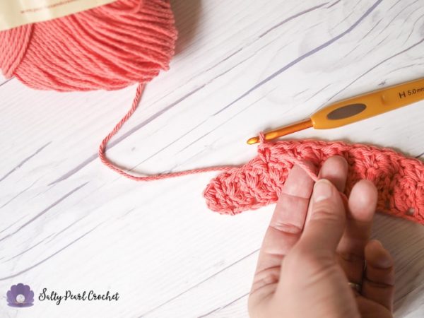 Locked Loop Ends Rows • Salty Pearl Crochet