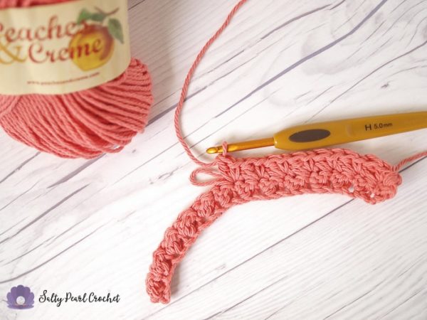 Locked Loop Ends Rows • Salty Pearl Crochet