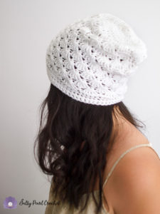 Downtown Coffee Slouch Hat Crochet 