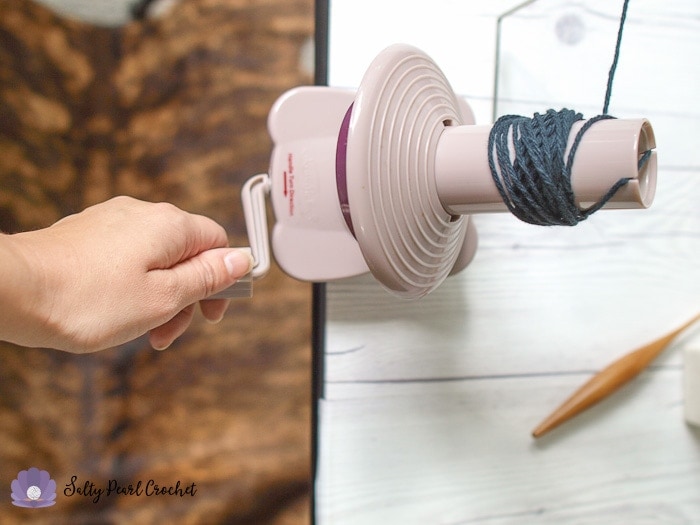 The Simple Hack to Double Your Yarn Winder Capacity • Salty Pearl Crochet
