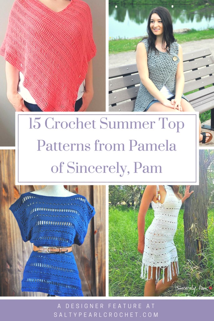 12 Crochet Summer Tops by Sincerely Pam • Salty Pearl Crochet