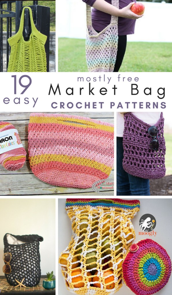 19 Easy Crochet Market Bag Patterns * Salzige Perle häkeln be settled