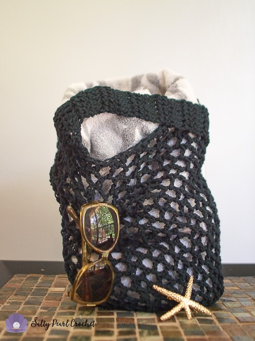 Shell Stitch Market Tote Bag - What to do with Variegated Yarn