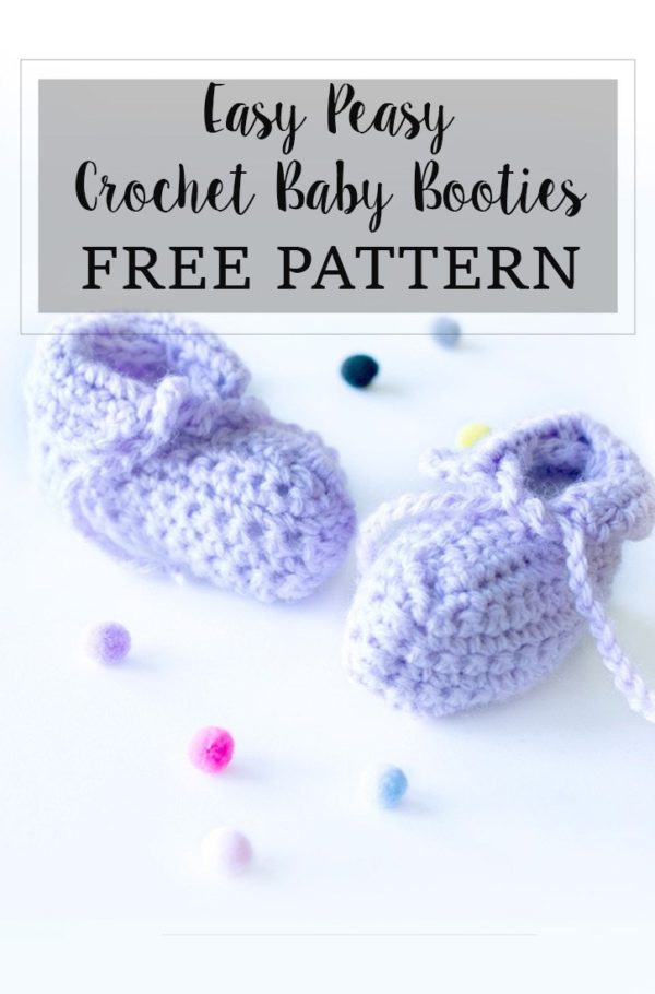 Baby Booties Crochet Patterns • Salty Pearl Crochet