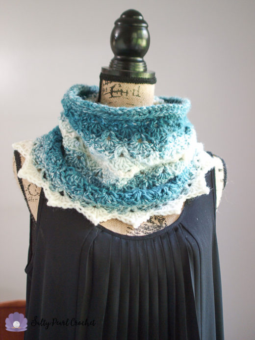 Mermaid Tears Cowl • Salty Pearl Crochet