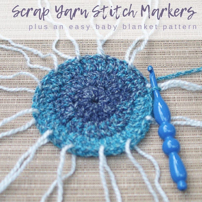 How to Use Scrap Yarn as a Stitch Marker • Salty Pearl Crochet