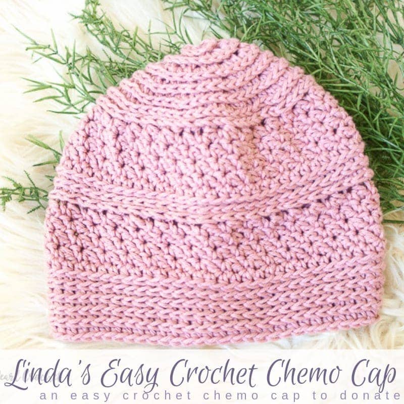 Easy Crochet Chemo Cap Pattern • Salty Pearl Crochet