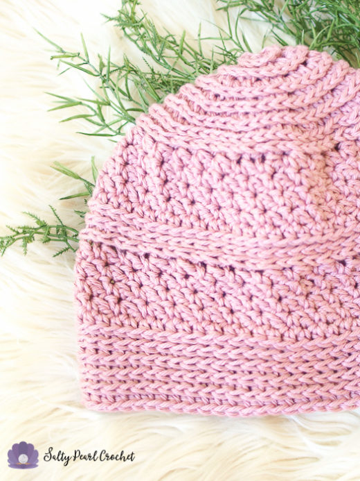 Easy Crochet Chemo Cap Pattern • Salty Pearl Crochet