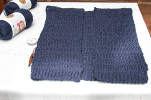 Clear Skies Cardigan Part 3: Back Panel • Salty Pearl Crochet