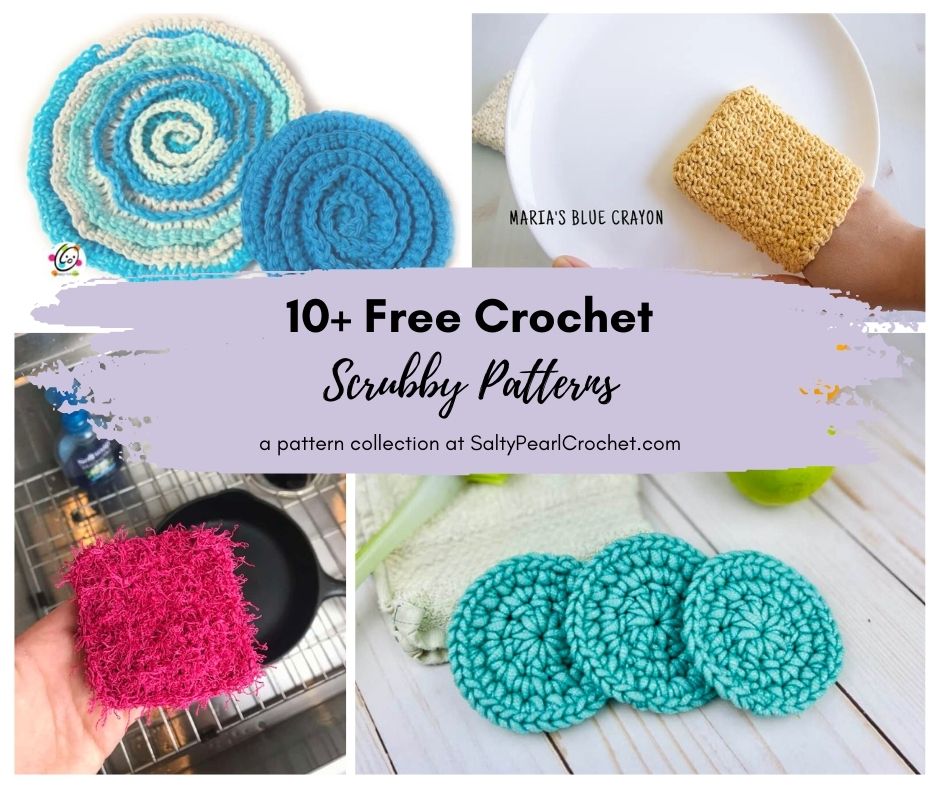 Crochet Scrubby Patterns You Need to Try • Salty Pearl Crochet