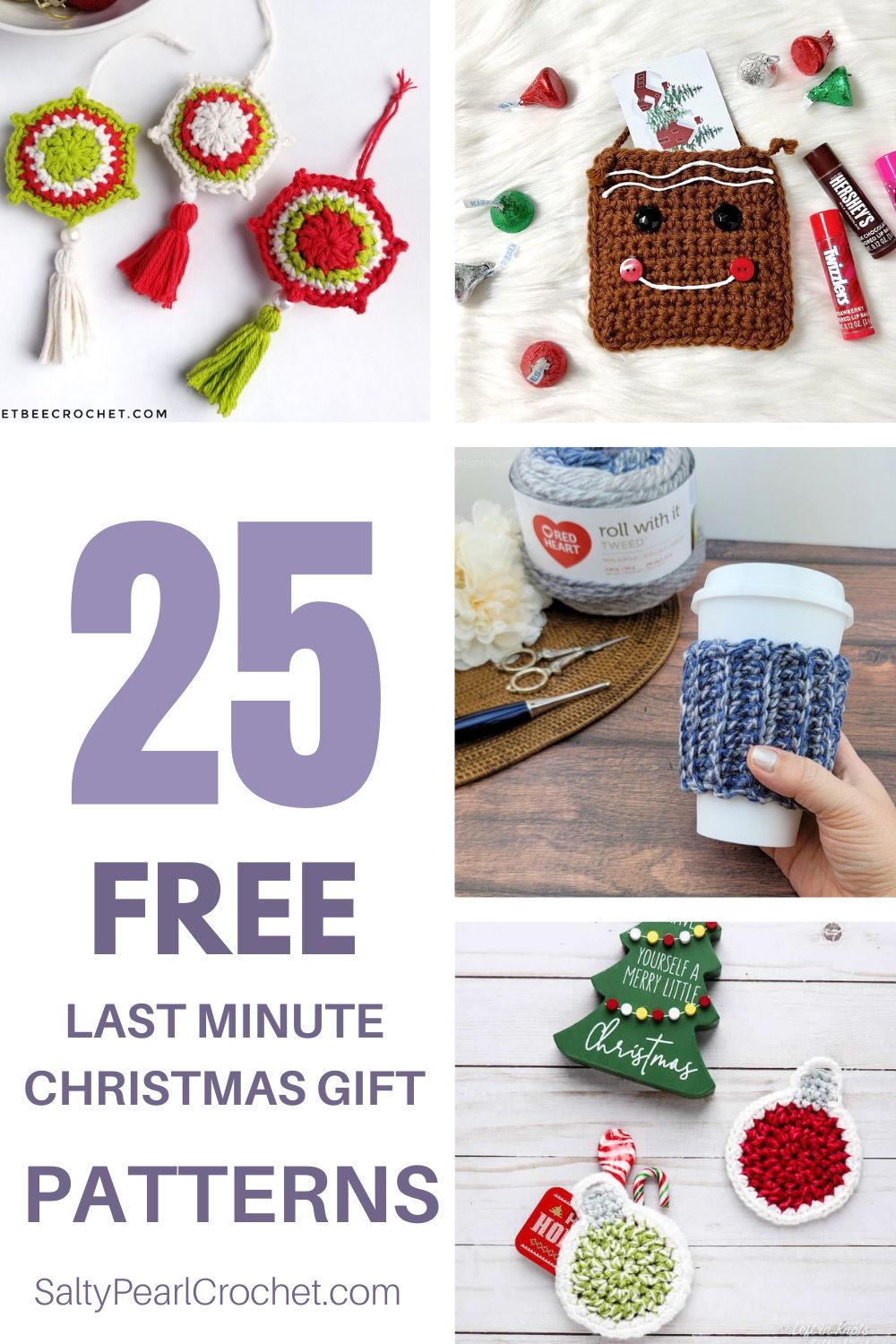 Last Minute Crochet Christmas Gifts • Salty Pearl Crochet