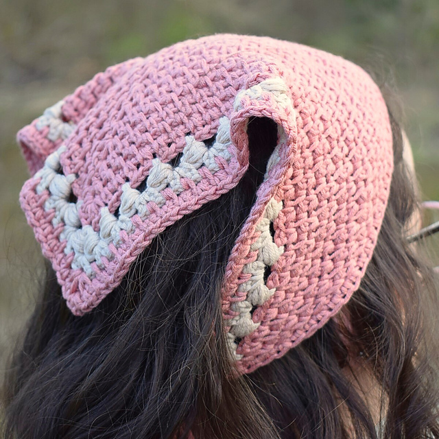 13 Free Crochet Hair Bandana Patterns • Salty Pearl Crochet