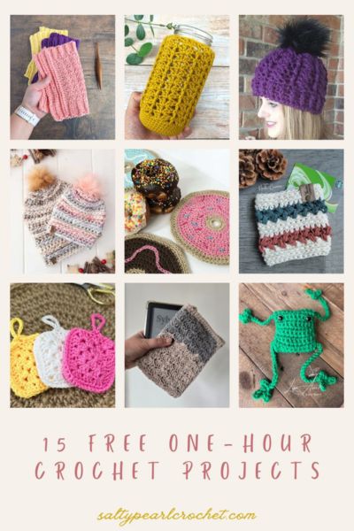 15 Free One-Hour Crochet Projects
