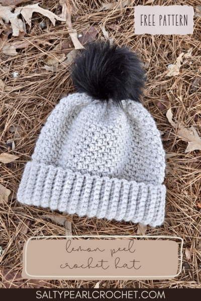 Lemon Peel Crochet Hat