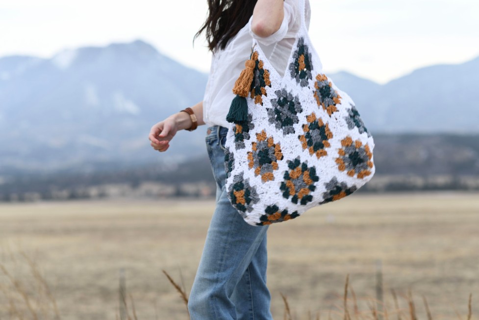 Crochet Granny Square Bag