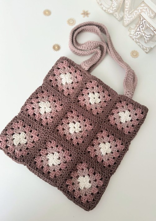 Crochet Granny Square Bag