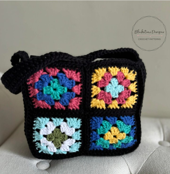 Crochet Granny Square Bag