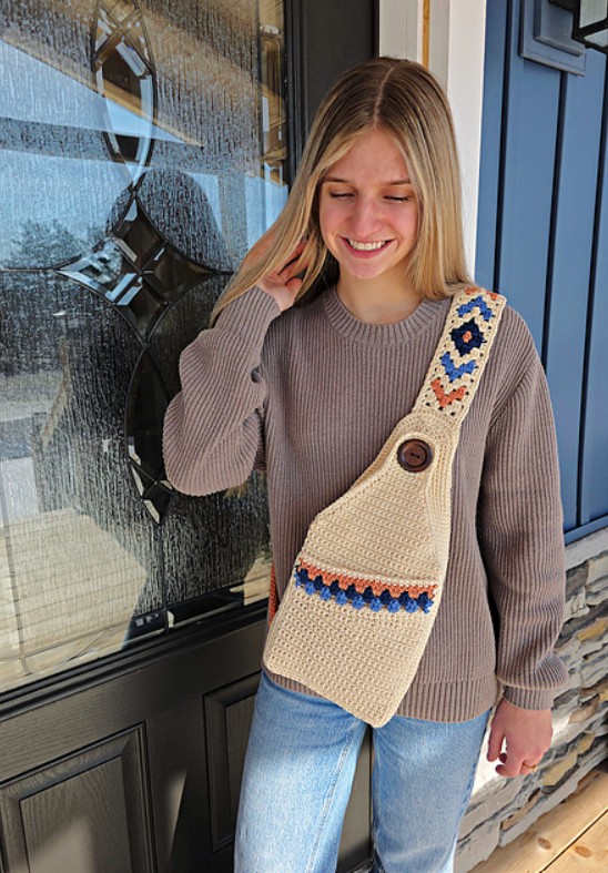 Crochet Sling Bag