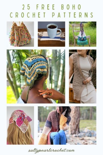 25 Free Boho Crochet Patterns