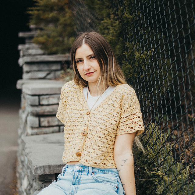 Crochet lightweight cardigan