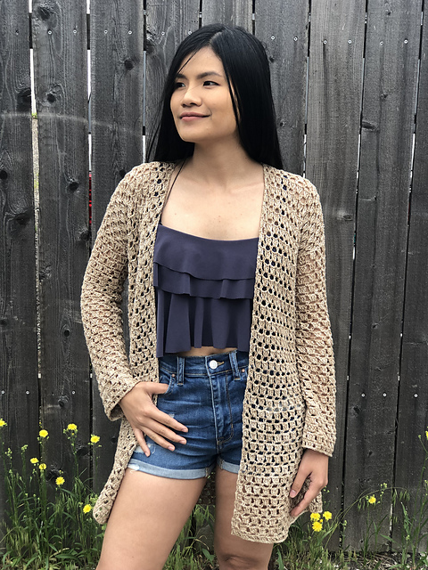 Crochet lightweight cardigan
