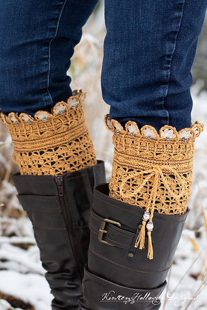 Crochet Boot Cuffs
