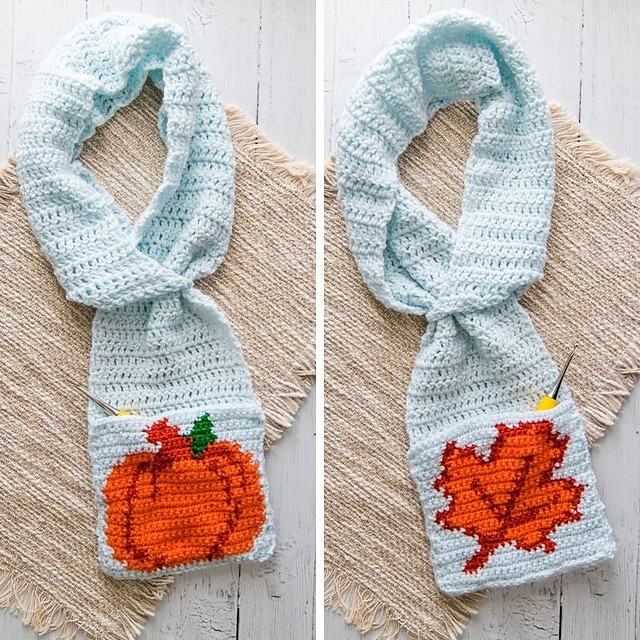 Fall Crochet Scarf