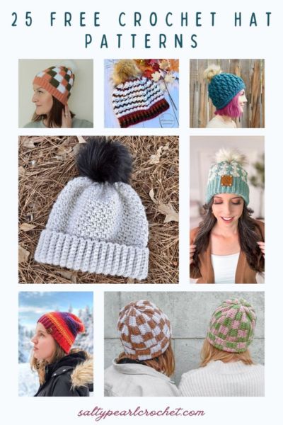 25 Free Crochet Hat Patterns