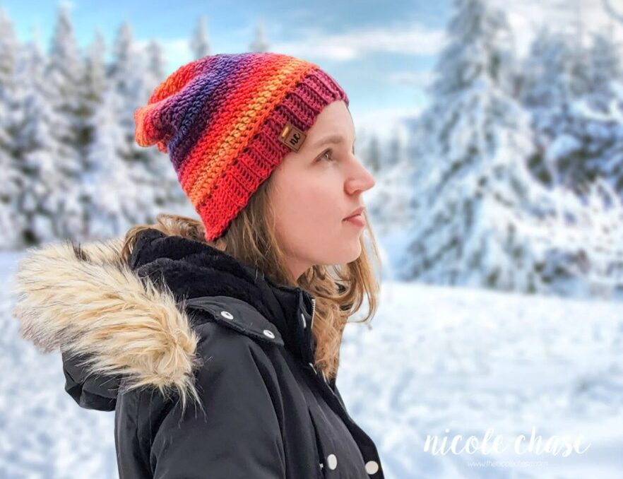 Crochet Slouchy Hat