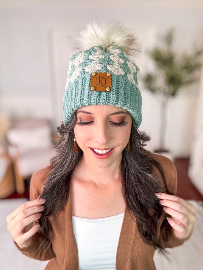 Crochet Granny Stitch Beanie